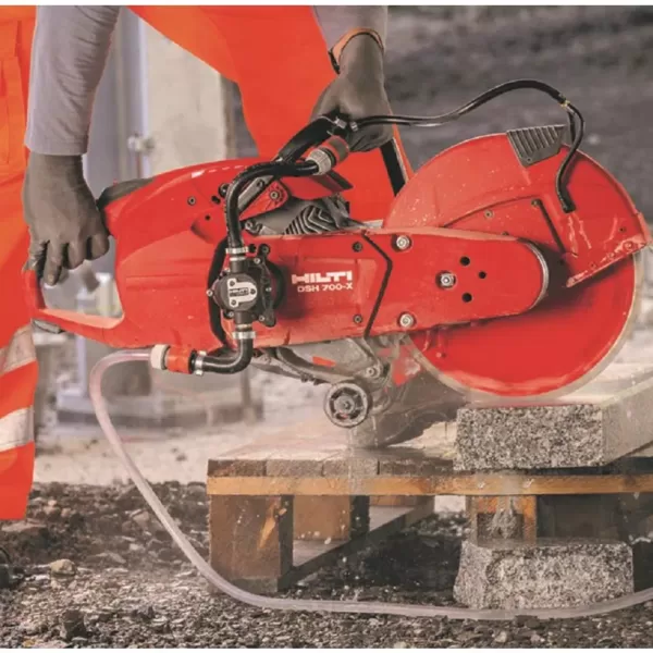 Hilti DSH 700X 70CC 14 in. Hand Held Gas Saw with 6 Diamond Blades