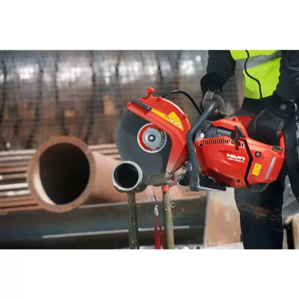 Hilti DSH 600-X 12 in. Hand Held Gas Saw with DSH-P Water Pump and 12 in. SPX Diamond Saw Blade