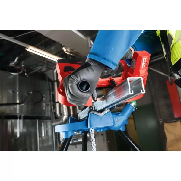 Hilti 22-Volt SB 4-A22 Compact Cordless Band Saw Kit with 3-Pack of 10 TPI / 14 TPI Band Saw Blades, Battery Pack and Tool Bag