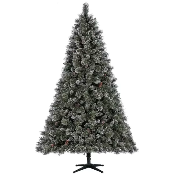 Home Accents Holiday 7.5 ft Sparkling Amelia Pine LED Pre-Lit Artificial Christmas Tree with Warm White Lights