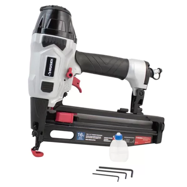 Husky Pneumatic 16-Gauge 2-1/2 in. Straight Finish Nailer