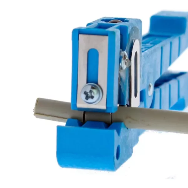 Ideal 1/8 in. to 7/32 in. Coax/Fiber Ringer Stripper, Blue