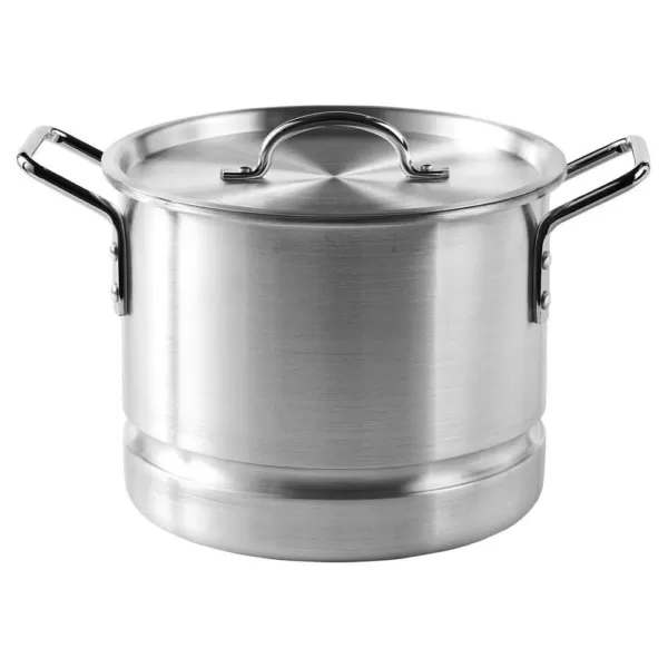 IMUSA Mexicana 32 qt. Aluminum Stovetop Steamer with Lid and Steam Tray