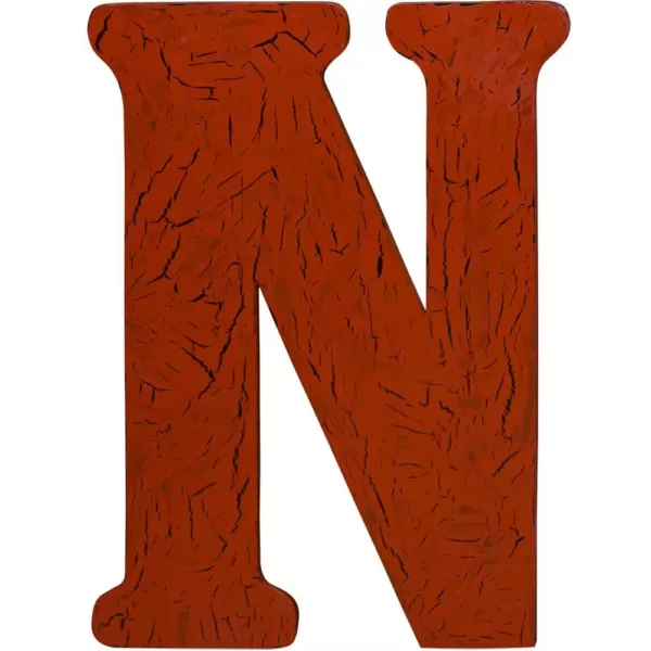 Jeff McWilliams Designs 15 in. Oversized Unfinished Wood Letter (N)