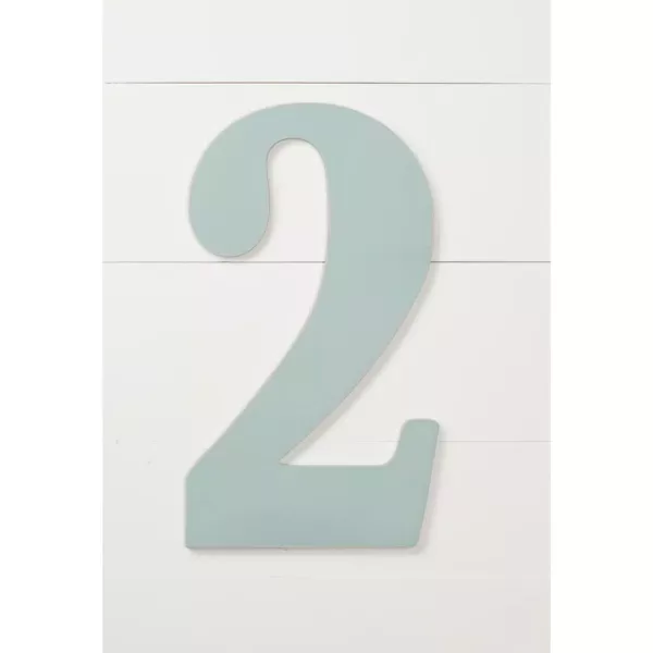 Jeff McWilliams Designs 18 in. Oversized Unfinished Wood Number "2"