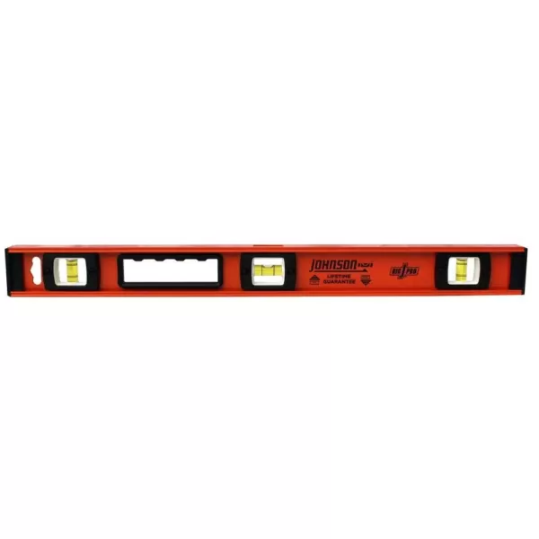 Johnson 24 in. Big J Pro Heavy Duty I-Beam Aluminum Level