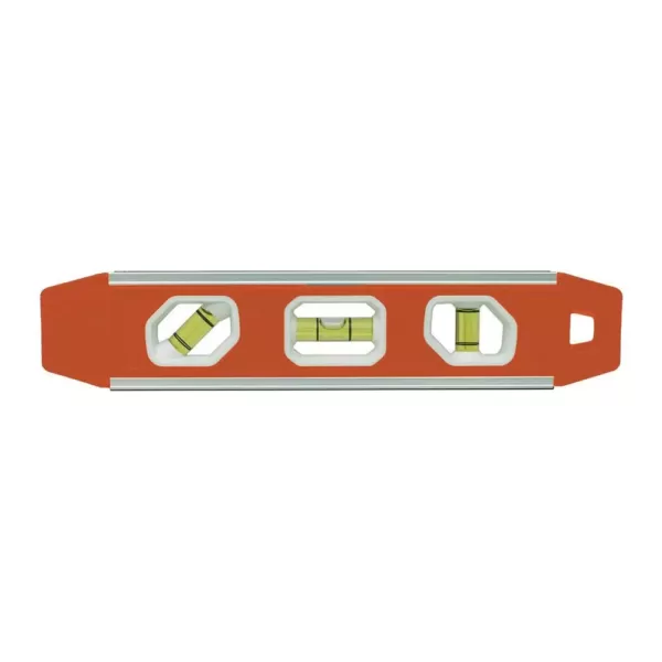 Johnson 9 in. Magnetic Aluminum Reinforced Torpedo Level