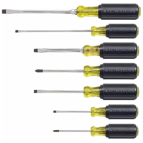 Klein Tools 7-Piece Assorted Screwdriver Set with Cushion Grip Handles