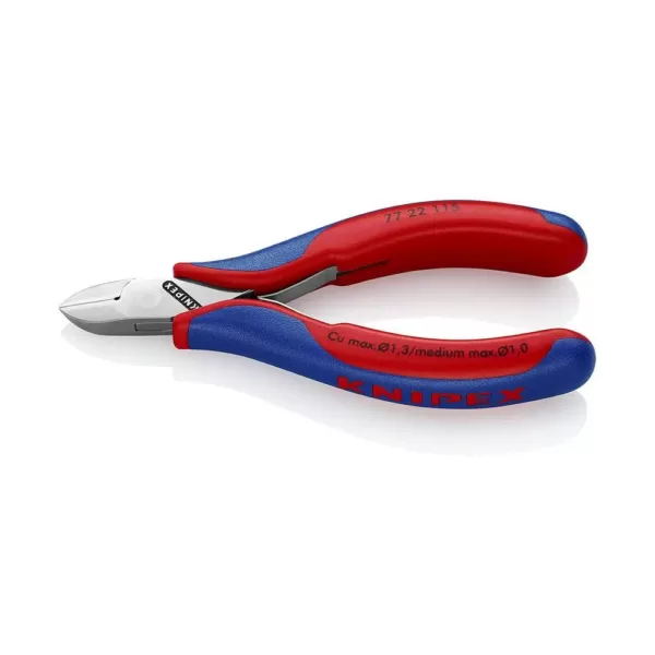 KNIPEX 4-1/2 in. Electronics Diagonal Cutters with Comfort Grip