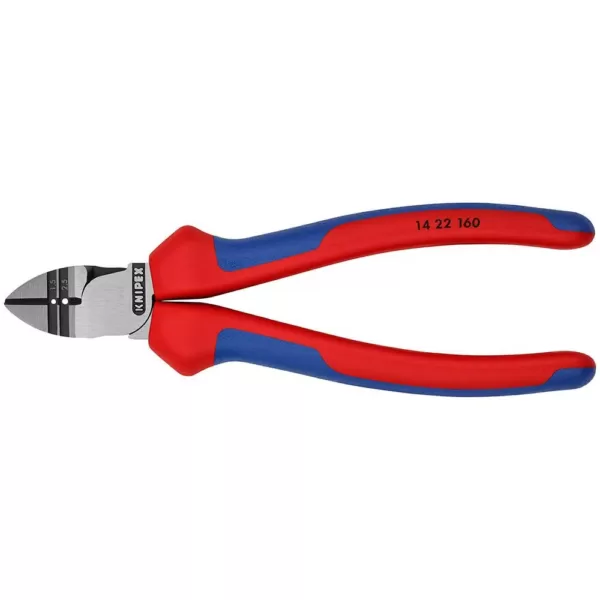 KNIPEX 6-1/4 in. Diagonal Cutter and Insulation Stripper