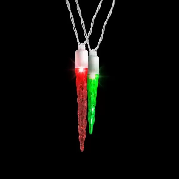 LightShow 12-Light LED Multi-Color Color-Changing Icicle Light Set