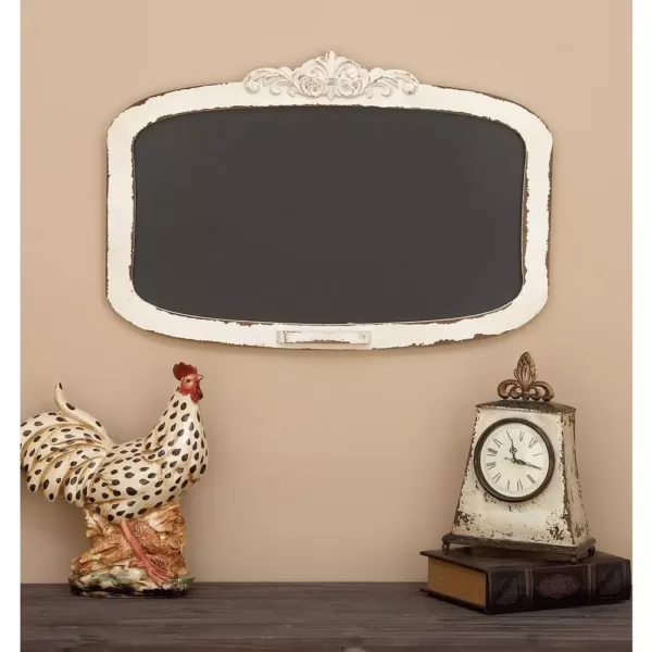 LITTON LANE Shabby Chic 28 in. Chalk Memo Board