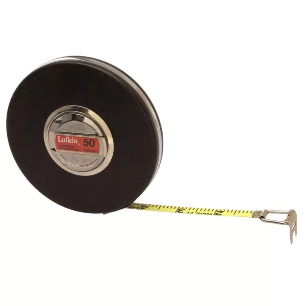 Lufkin Engineers Banner 3/8 in. x 50 ft. Yellow Clad Tape Measure