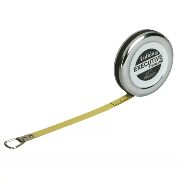 Lufkin 1/4 in. x 6 ft. Executive Diameter Pocket Tape Measure