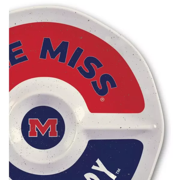 Magnolia Lane Ole Miss 15 in. Chip and Dip Server