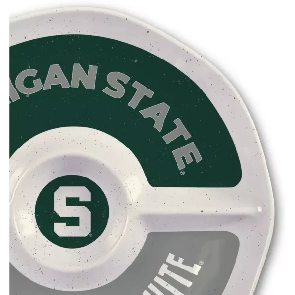 Magnolia Lane Michigan State 15 in. Chip and Dip Server