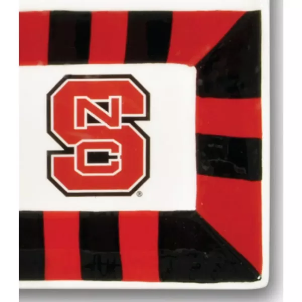 Magnolia Lane NC State Ceramic 4 Section Tailgating Serving Platter