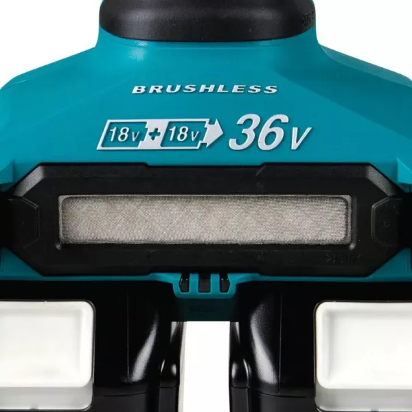 Makita 18V X2 LXT (36V) Brushless 9 in. Paddle Switch Cut-Off/Angle Grinder Kit, 5.0Ah with bonus Grinding Wheel, 10/pk