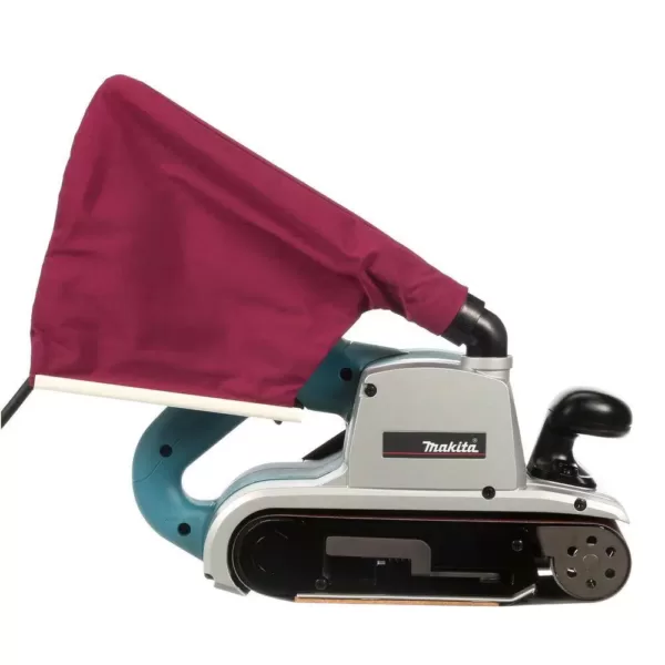 Makita 11 Amp 4 in. x 24 in. Corded Belt Sander with Abrasive Belt, 80G Belt and Dust Bag