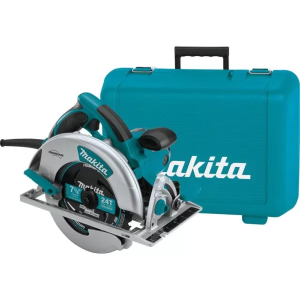 Makita 15 Amp 7-1/4 in. Lightweight Magnesium Circular Saw with bonus 15-Degree 1-3/4 in. Pneumatic Coil Roofing Nailer