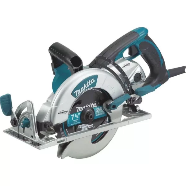 Makita 15 Amp 7-1/4 in. Corded Lightweight Magnesium Hypoid Circular Saw with built in fan and 24T Carbide blade