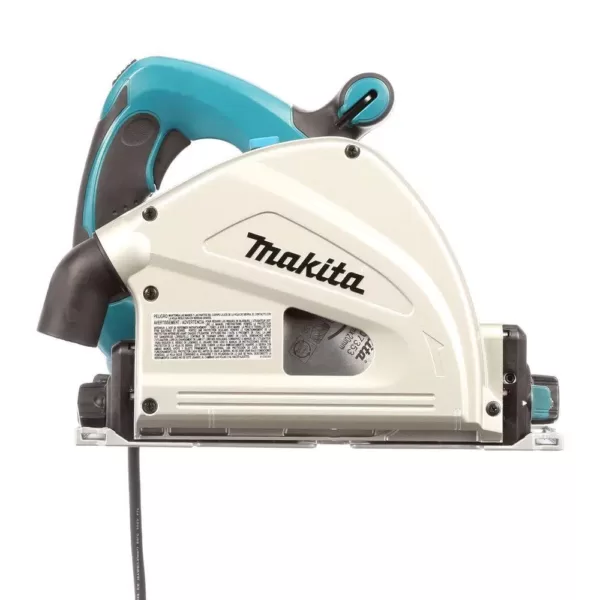 Makita 12 Amp 6-1/2 in. Corded Plunge Saw with 55 in. Guide Rail, 48T Carbide Blade and Hard Case