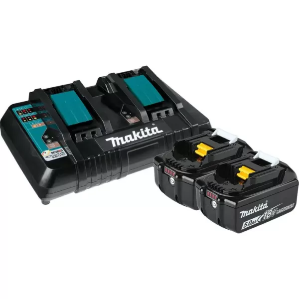 Makita 18V X2 LXT Blower and 18V X2 LXT 14 in. Top Handle Chain Saw with bonus 18V LXT Starter Pack