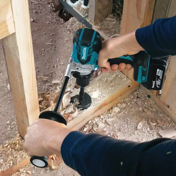 Makita 18-Volt LXT Lithium-Ion 1/2 in. Brushless Cordless Hammer Drill Kit with (2) Batteries (5.0 Ah), Charger and Hard Case