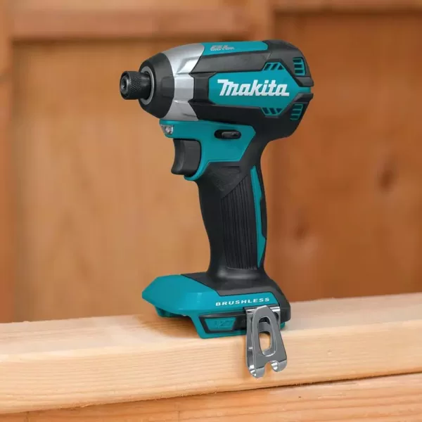 Makita 18V LXT Brushless 1/4 in. Impact Driver, 7-1/4 in. Circular Saw and Reciprocating Saw with bonus 18V LXT Starter Pack