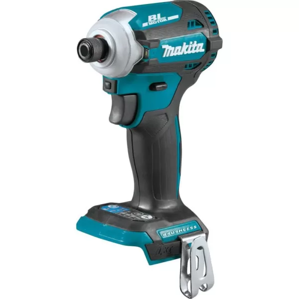 Makita 18-Volt LXT Lithium-Ion Brushless Impact Driver with ImpactXPS Insert Bit Holder and ImpactXPS 2 in. Power Bit, 3-Pack