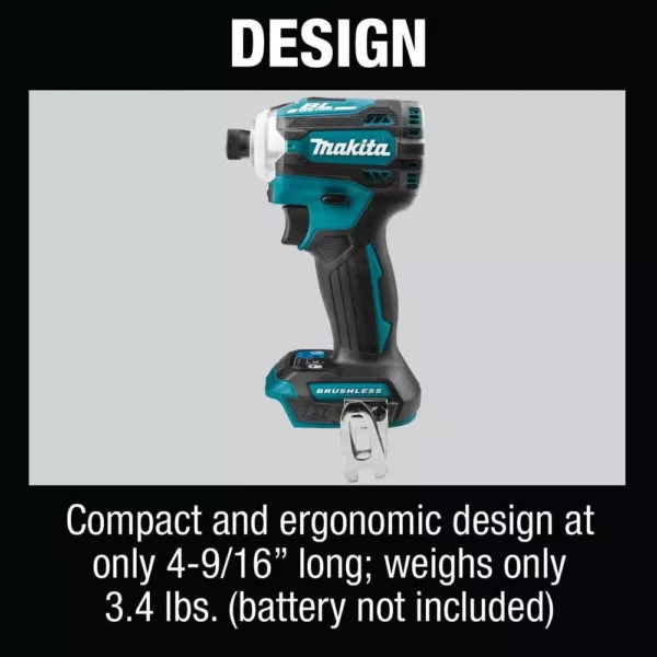 Makita 18-Volt LXT Brushless 4-Speed Impact Driver with ImpactXPS 10 Pc. Impact Socket Set and ImpactXPS 45 Pc. Impact Bit Set