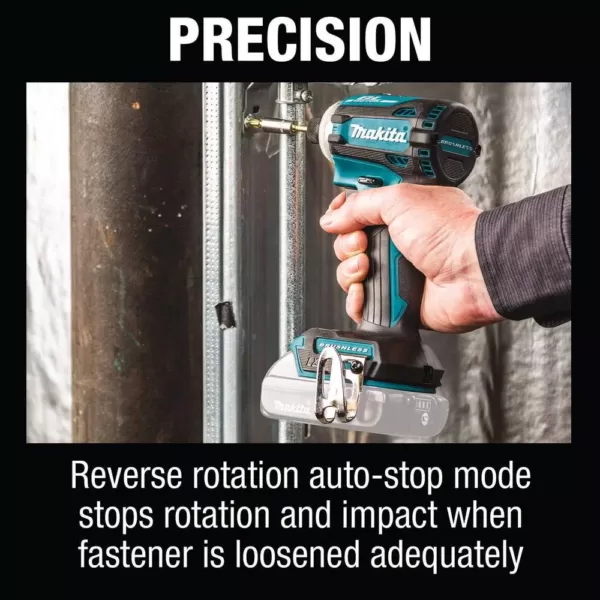 Makita 18-Volt LXT Lithium-Ion Brushless Impact Driver with ImpactXPS Insert Bit Holder and ImpactXPS 2 in. Power Bit, 3-Pack