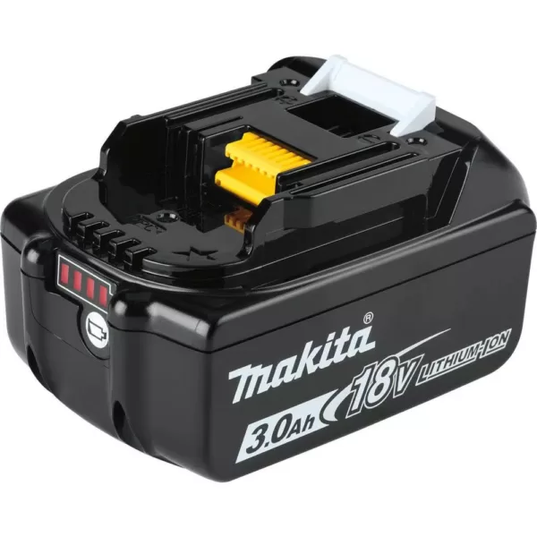 Makita 18-Volt LXT Lithium-Ion 1/4 in. Cordless Angle Impact Driver Kit with (2) Batteries 3.0Ah, Charger and Tool Bag