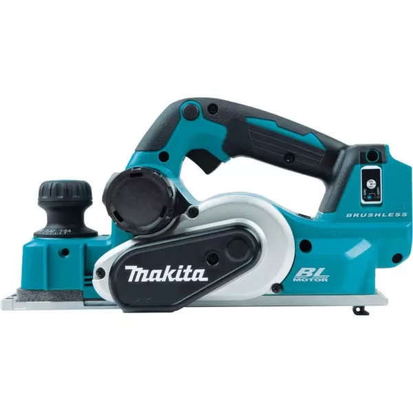 Makita 18-Volt LXT Lithium-Ion Brushless 3-1/4 in. Cordless Planer, AWS Capable, Tool Only