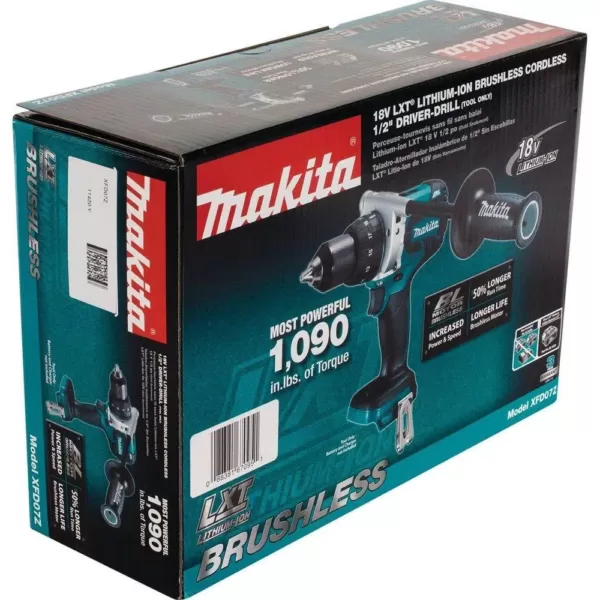 Makita 18-Volt LXT Lithium-Ion Brushless 1/2 in. Cordless Driver/Drill (Tool-Only)