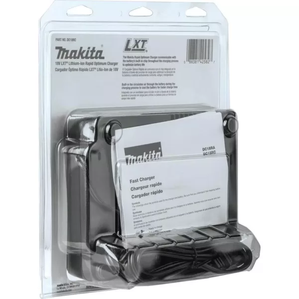 Makita 18-Volt LXT Lithium-Ion Rapid Optimum Battery Charger