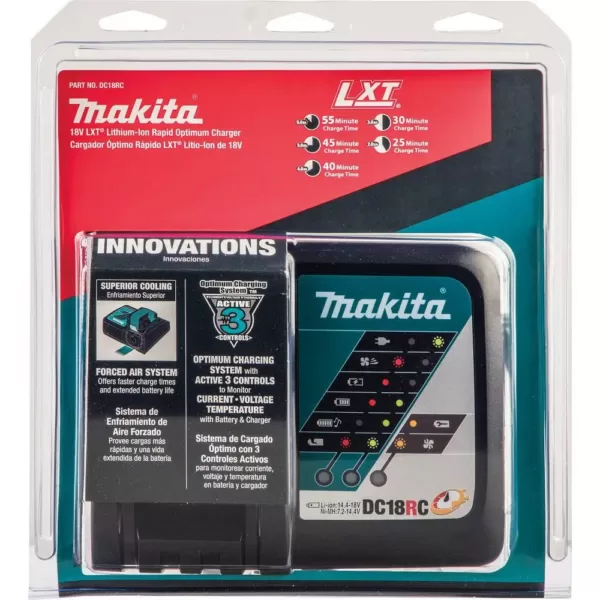 Makita 18-Volt LXT Lithium-Ion Rapid Optimum Battery Charger