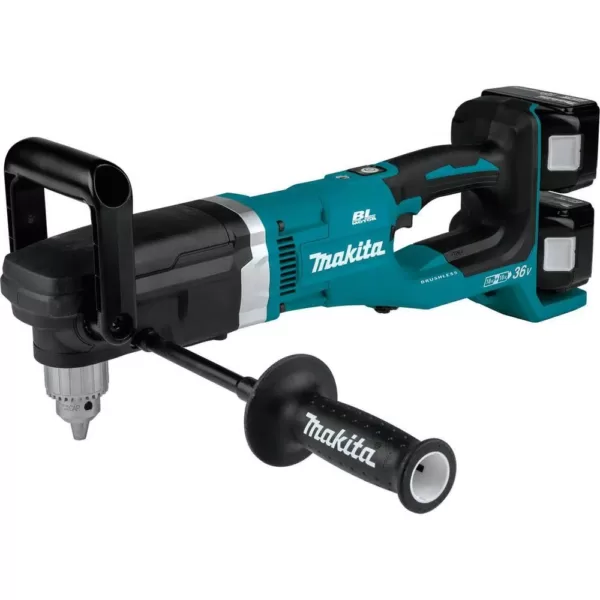 Makita 18-Volt X2 (36V) LXT Brushless 1/2 in. Right Angle Drill Kit with bonus 18V LXT Brushless 1/4 in. Cordless Impact Driver