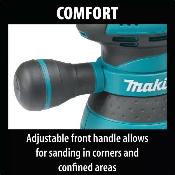 Makita 3 Amp 5 in. Random Orbital Sander with Variable Speed (Tool-Case)