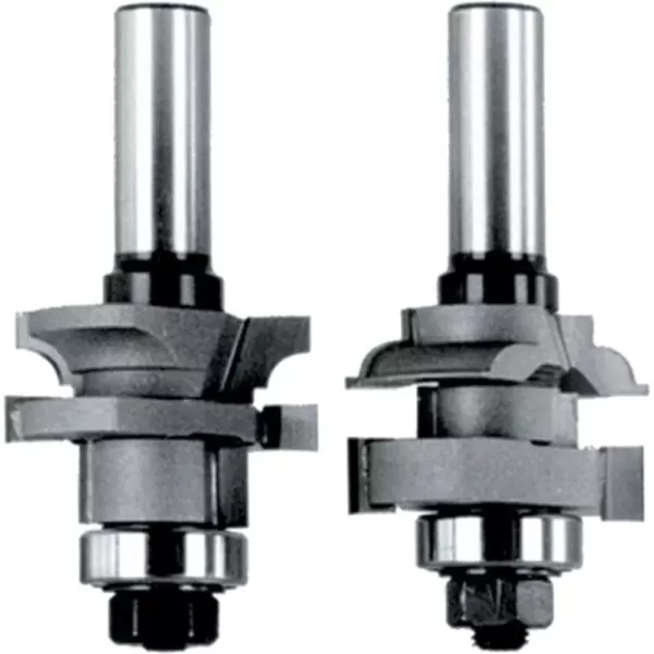 Makita Carbide-Tipped Stile and Rail 2-Flute Router Bit with 1/2 in. Shank