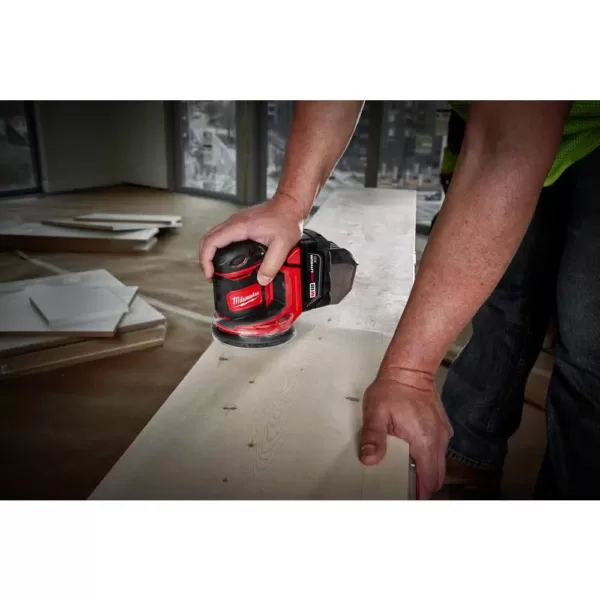 Milwaukee M18 18-Volt Lithium-Ion Cordless 5 in. Random Orbit Sander (Tool-Only)