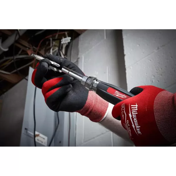 Milwaukee 6 in. Fixed Jab Saw and 12 ft. Compact Tape Measure and 13-in-1 Multi-Tip Cushion Grip Screwdriver Hand Tool Set