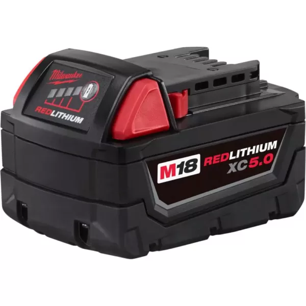 Milwaukee M18 FUEL 18-Volt Lithium-Ion Brushless Cordless Mid Torque 1/2 in. Impact Wrench W/ Pin Detent Kit W/(2) 5.0Ah Batteries