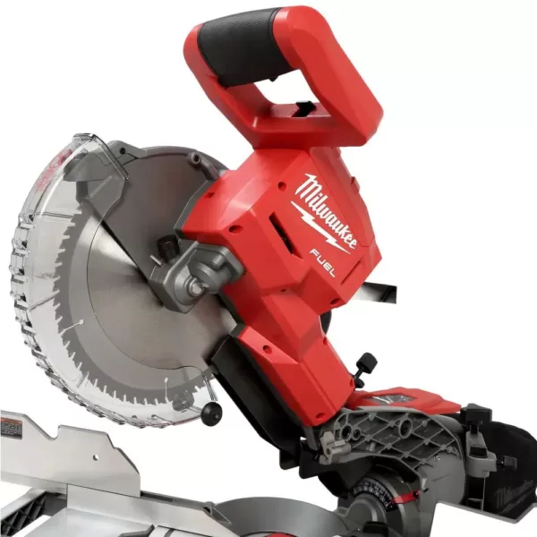 Milwaukee M18 FUEL 18-Volt Lithium-Ion Brushless Cordless 10 in. Dual Bevel Sliding Compound Miter Saw with Stand (Tool-Only)