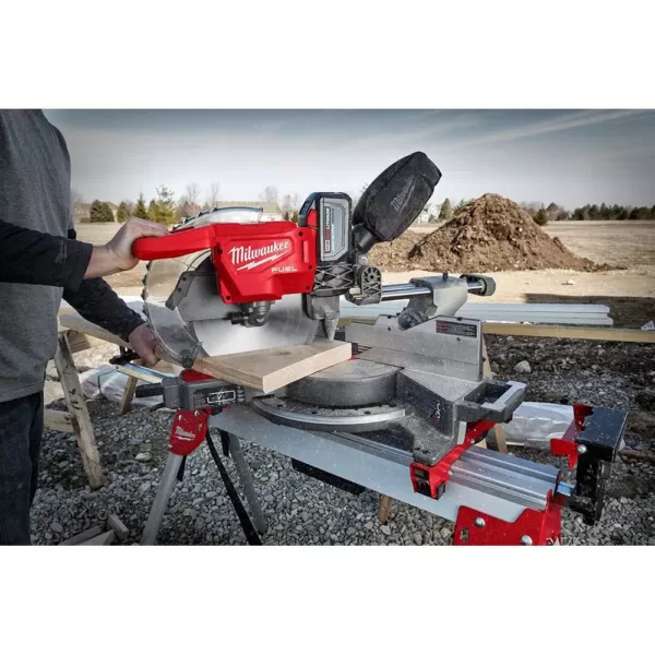 Milwaukee M18 FUEL 18-Volt Lithium-Ion Brushless 12 in. Cordless Dual Bevel Sliding Compound Miter Saw with 8-1/4 in. Table Saw