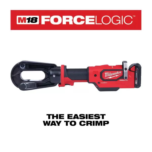 Milwaukee M18 18-Volt 15-Ton Lithium-Ion Cordless FORCE LOGIC Utility Crimper (Tool-Only)