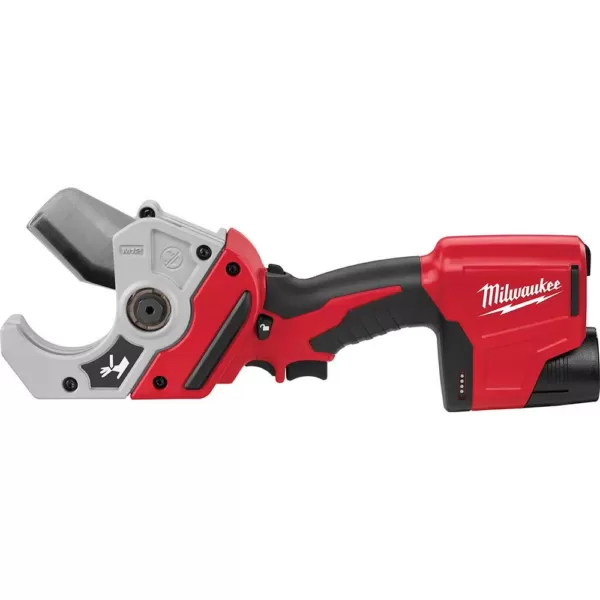 Milwaukee M12 12-Volt Lithium-Ion Cordless PVC Shear Kit W/ Free 6.0ah Battery