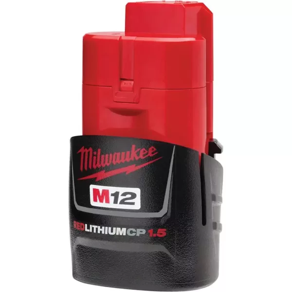 Milwaukee M12 12-Volt Lithium-Ion Compact Battery Pack 1.5Ah (2-Pack)