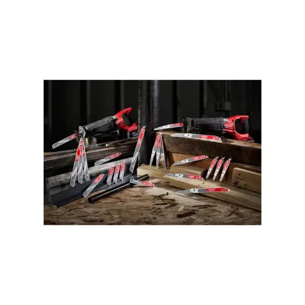 Milwaukee 9 in. 14 Teeth per in. Medium Metal Cutting SAWZALL Reciprocating Saw Blades (5 Pack)