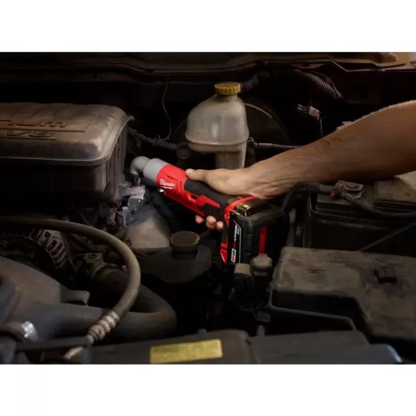 Milwaukee M18 18-Volt Lithium-Ion Cordless 3/8 in. 2-Speed Right Angle Impact Wrench (Tool-Only)